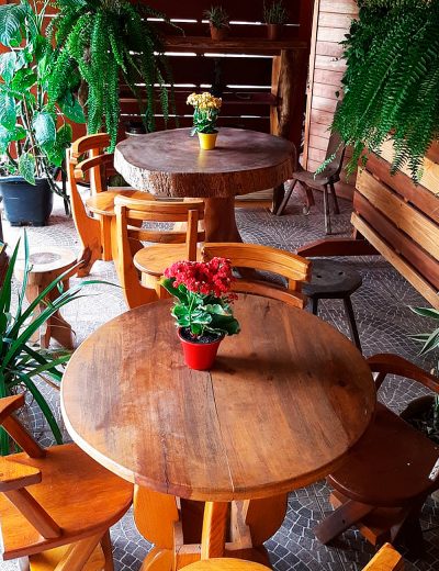 Ambiente do restaurante Fruta & Raiz